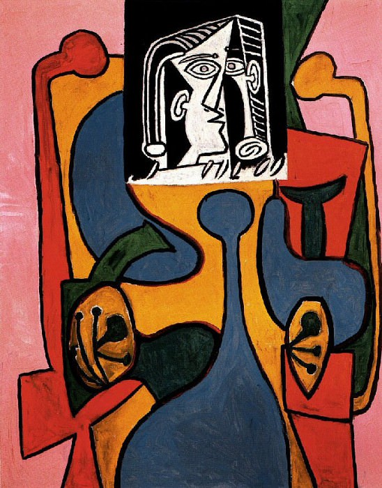 1949 Femme dans un fauteuil. Pablo Picasso (1881-1973) Period of creation: 1943-1961