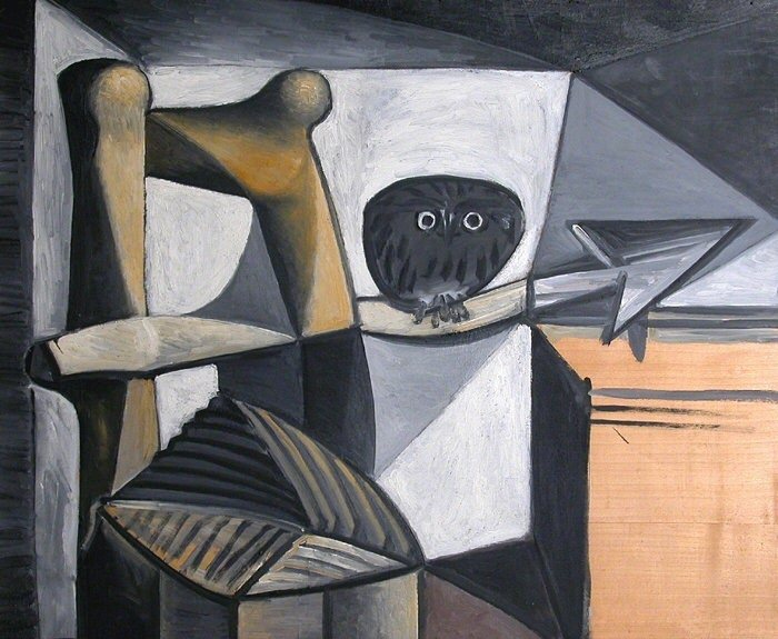 1946 Chouette dans un intВrieur. Pablo Picasso (1881-1973) Period of creation: 1943-1961