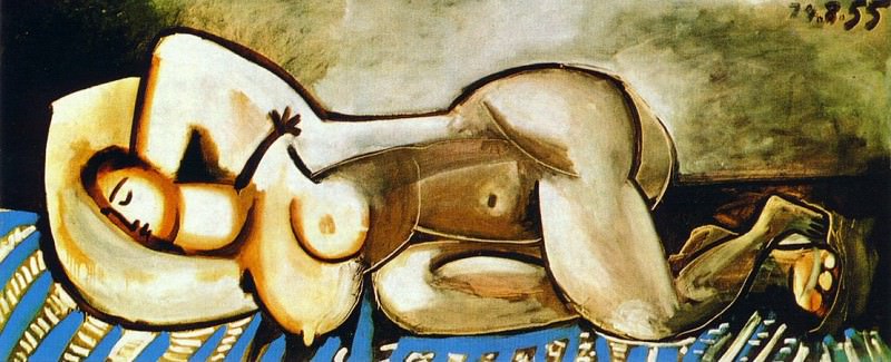 1955 Grand nu allongВ aux bras croisВs. Pablo Picasso (1881-1973) Period of creation: 1943-1961
