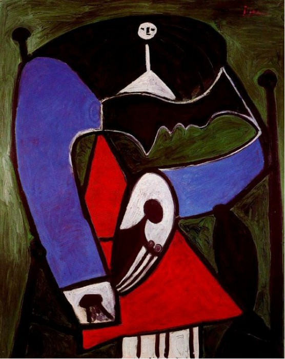 1948 femme dans un fauteuil2. Пабло Пикассо (1881-1973) Период: 1943-1961