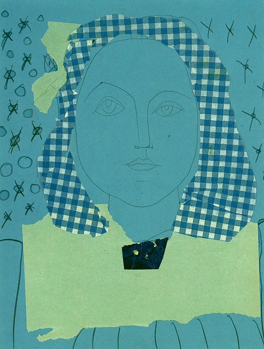 1946 Portrait de FranЗoise 2. Пабло Пикассо (1881-1973) Период: 1943-1961