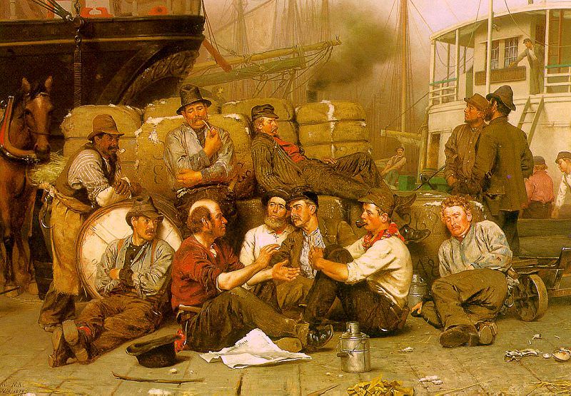 Brown, John George (American, 1831-1913). American artists