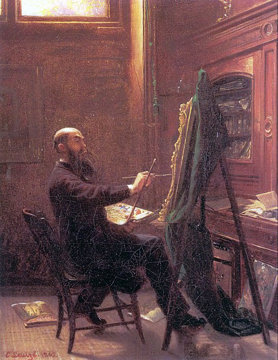 Лёйтце, Эммануель Готлиб (1816-1868) #1. Американские художники