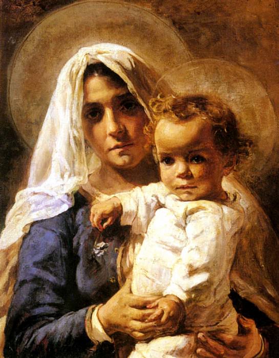Nourse Elizabeth A Mother And Child. American artists