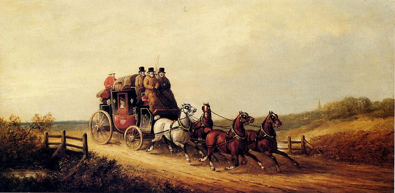 Hendreson Charles Cooper The London To Brighton Royal Mail On The Open Road. American artists