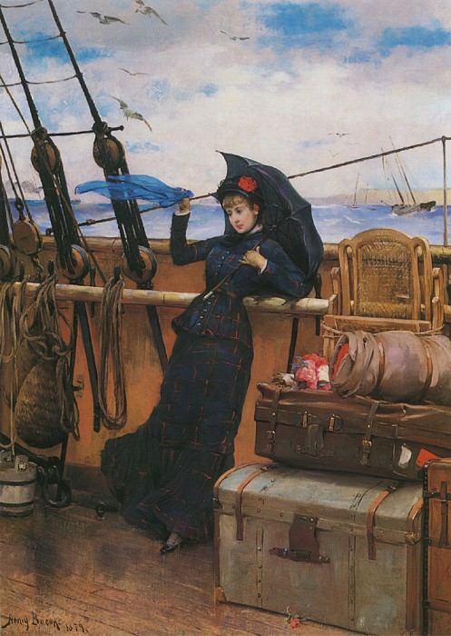 Bacon Henry The Departure. American artists