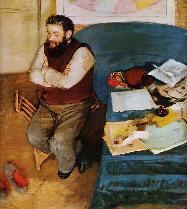 Diego Martelli. Edgar Degas