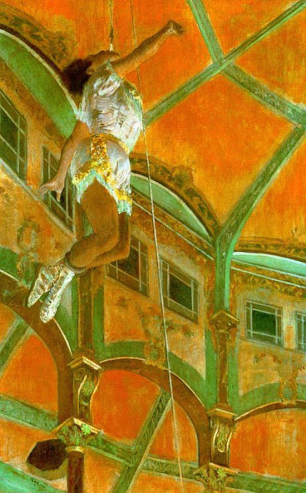 La La at the Cirque Fernando. Edgar Degas