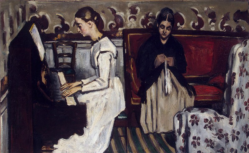 Cezanne, Paul. The girl at the piano. Hermitage ~ part 11