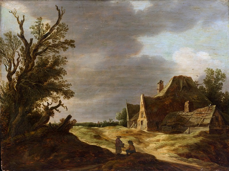 Jan van Goyen - Sandy Road with a Farmhouse. Metropolitan Museum: part 3