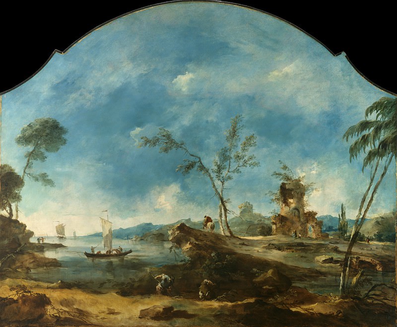 Francesco Guardi - Fantastic Landscape. Metropolitan Museum: part 3