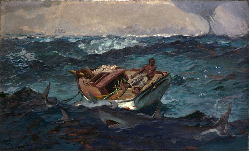 Winslow Homer - The Gulf Stream. Metropolitan Museum: part 3