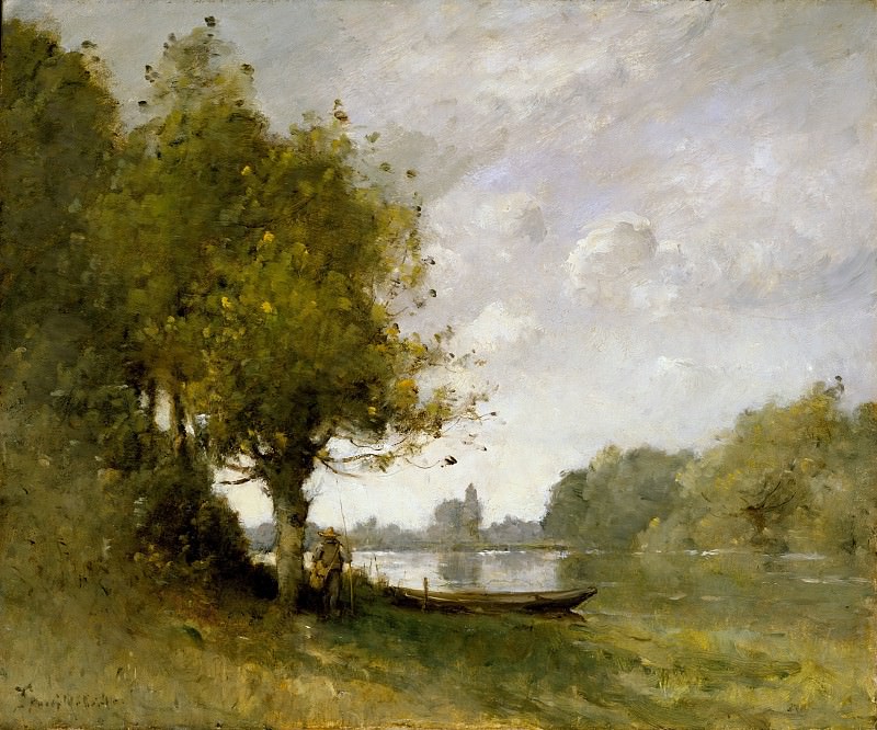Paul-Désiré Trouillebert - A Pond near Nangis. Metropolitan Museum: part 3