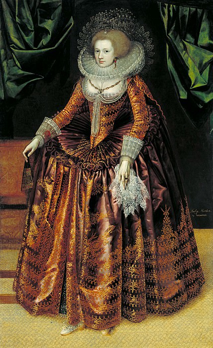 Английская школа, 17 век - Портрет Энн Уортли, позднее леди Мортон. Тейт-Британия (Лондон)