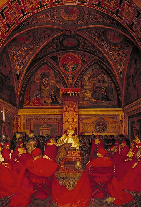 Каупер, Френк Кадоган - Царствование Лукреции Борджиа в отсутствие папы Александра VI. Тейт-Британия (Лондон)