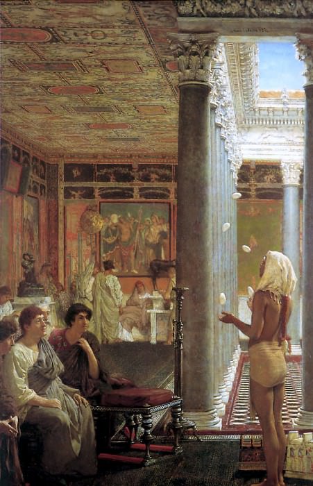 Egyptian Juggler ( 1870). Lawrence Alma-Tadema