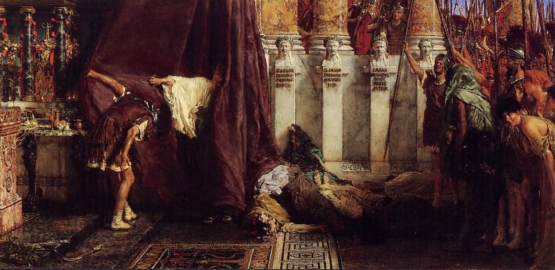 Ave Caesar! Io Saturnalia!. Lawrence Alma-Tadema