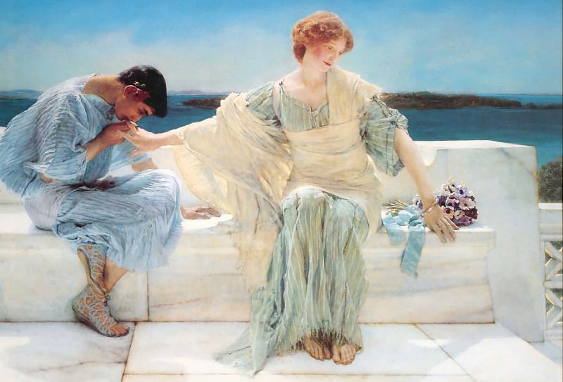 Ask me no more. Lawrence Alma-Tadema
