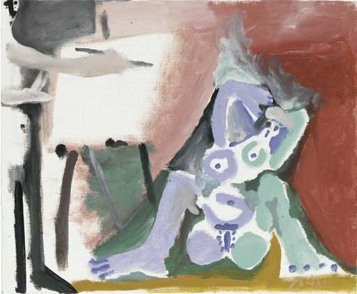 1965 Le peintre et son modКle 1. Пабло Пикассо (1881-1973) Период: 1962-1973