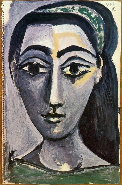 1962 TИte de femme 5, Pablo Picasso (1881-1973) Period of creation: 1962-1973