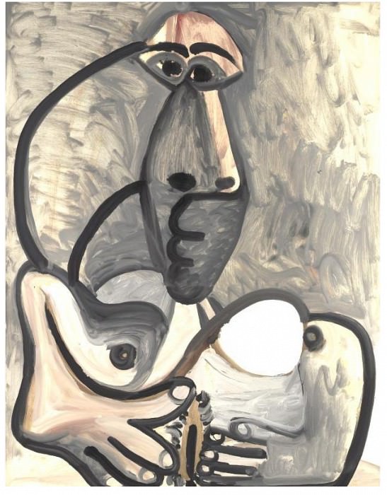 1972 Nu. Пабло Пикассо (1881-1973) Период: 1962-1973