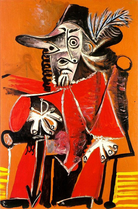 1969 Mousquetaire Е lВpВe assis. Pablo Picasso (1881-1973) Period of creation: 1962-1973