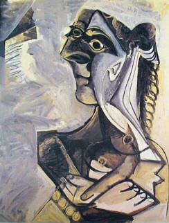 1971 femme assise 1. Пабло Пикассо (1881-1973) Период: 1962-1973