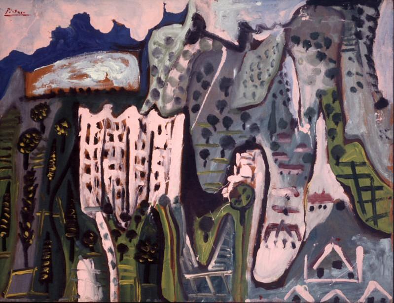 1965 Paysage de Mougins 1. Пабло Пикассо (1881-1973) Период: 1962-1973