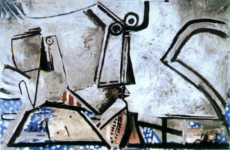 1972 Nu couchВ et tИte I. Пабло Пикассо (1881-1973) Период: 1962-1973