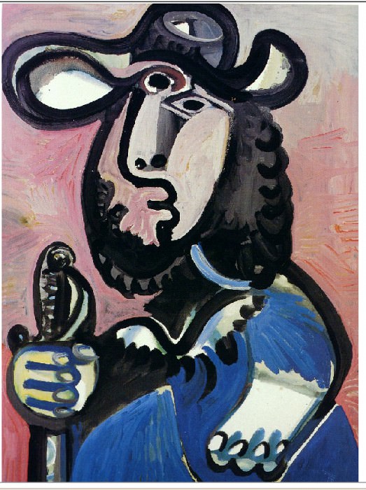 1972 Mousquetaire Е lВpВe. Пабло Пикассо (1881-1973) Период: 1962-1973