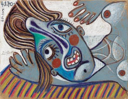 1970 Buste de femme 2. Пабло Пикассо (1881-1973) Период: 1962-1973