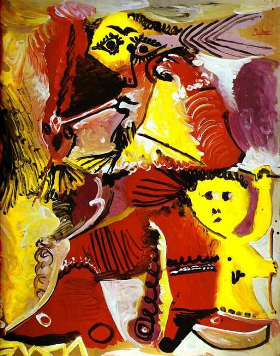 1969 Visage de rembrandt et eros, Пабло Пикассо (1881-1973) Период: 1962-1973