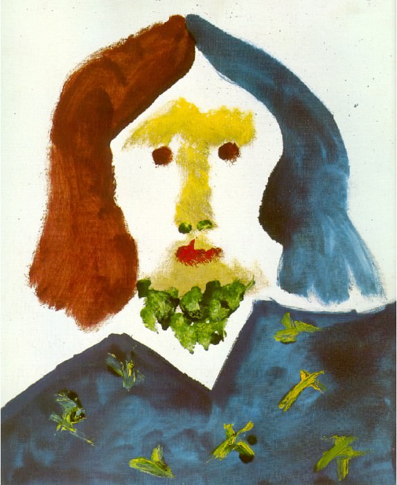 1971 TИte dhomme 2. Пабло Пикассо (1881-1973) Период: 1962-1973