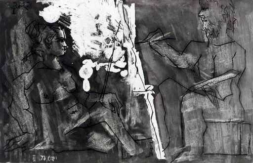 1965 Dans latelier 2. Пабло Пикассо (1881-1973) Период: 1962-1973