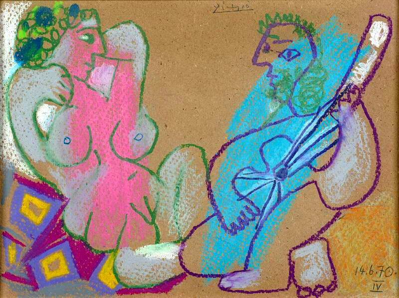 1970 Laubade. Пабло Пикассо (1881-1973) Период: 1962-1973