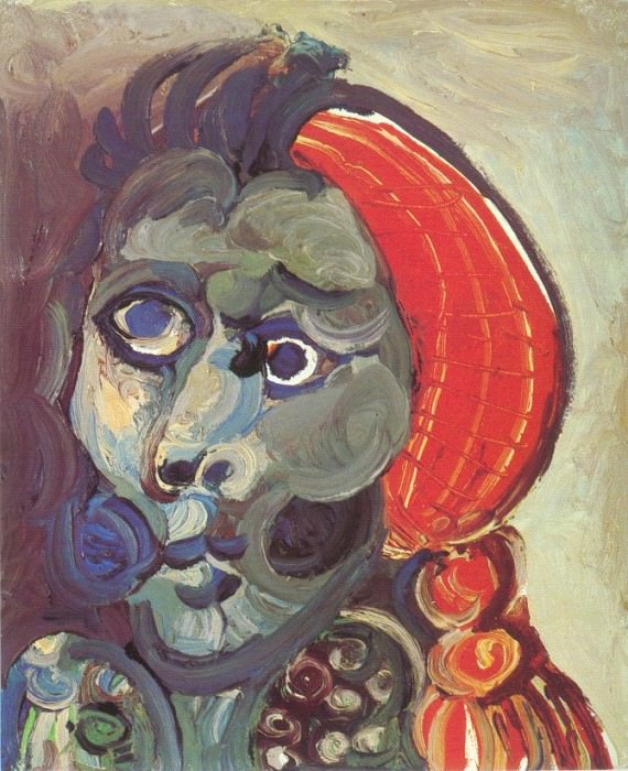 1970 TИte 2. Пабло Пикассо (1881-1973) Период: 1962-1973