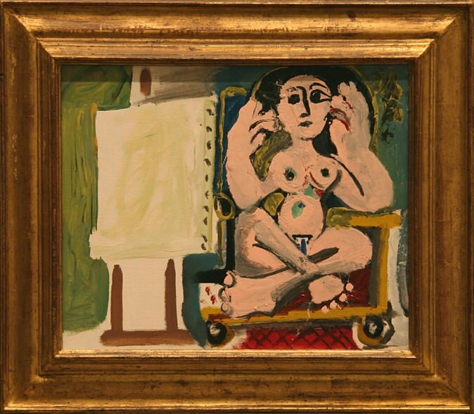 1965 Le modКle dans latelier 1. Пабло Пикассо (1881-1973) Период: 1962-1973