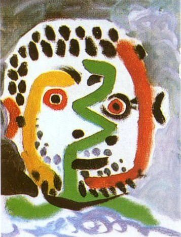 1964 TИte dhomme 9. Pablo Picasso (1881-1973) Period of creation: 1962-1973