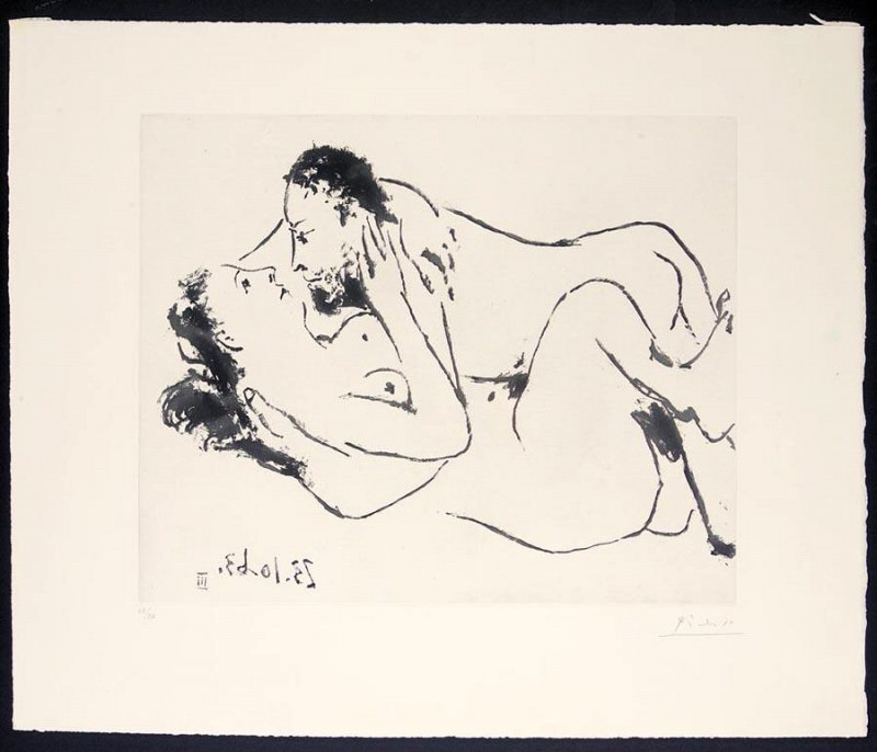 1963 LВtreinte I. Пабло Пикассо (1881-1973) Период: 1962-1973