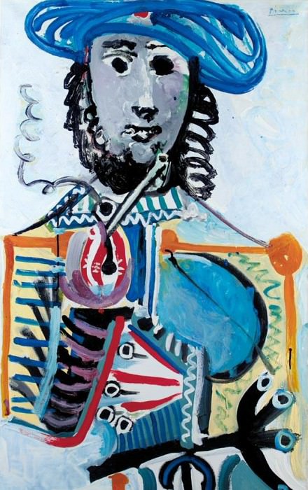1968 Homme Е la pipe 1. Pablo Picasso (1881-1973) Period of creation: 1962-1973