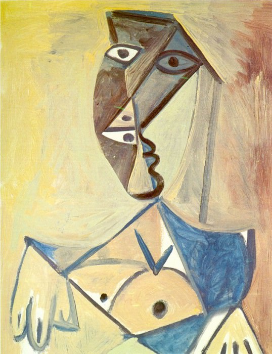 1971 Buste de femme 2, Pablo Picasso (1881-1973) Period of creation: 1962-1973