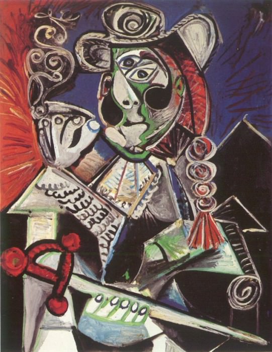 1970 Le matador au cigare. Пабло Пикассо (1881-1973) Период: 1962-1973