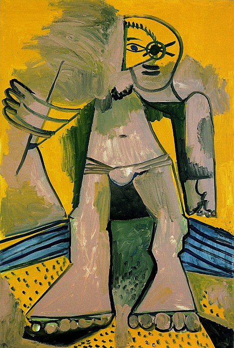 1971 Baigneur debout. Пабло Пикассо (1881-1973) Период: 1962-1973
