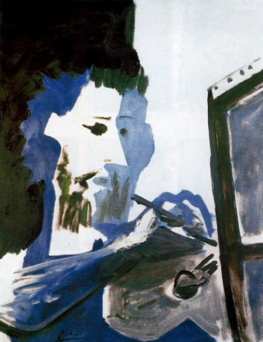 1963 Le peintre IIII. Pablo Picasso (1881-1973) Period of creation: 1962-1973