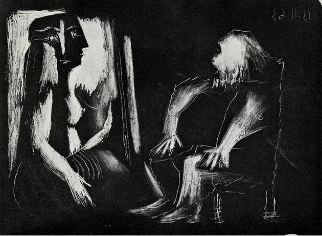 1963 IntВrieur. Пабло Пикассо (1881-1973) Период: 1962-1973