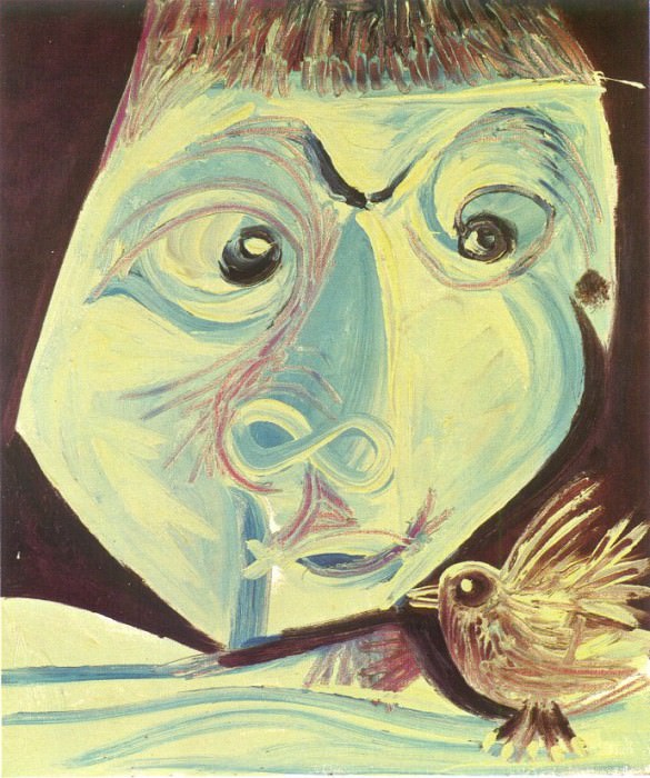1971 TИte Е loiseau III. Пабло Пикассо (1881-1973) Период: 1962-1973