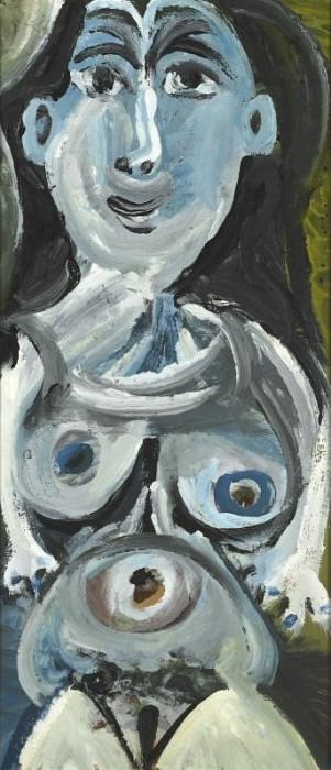 1967 Nu assis. Пабло Пикассо (1881-1973) Период: 1962-1973
