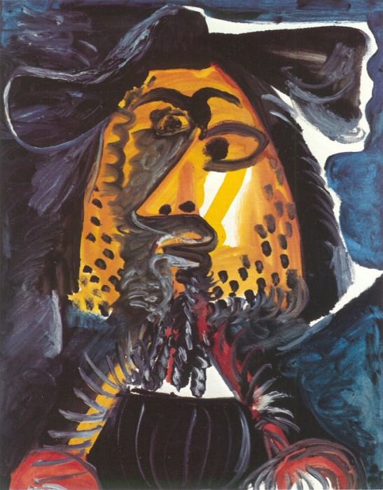 1971 TИte dhomme 94. Пабло Пикассо (1881-1973) Период: 1962-1973