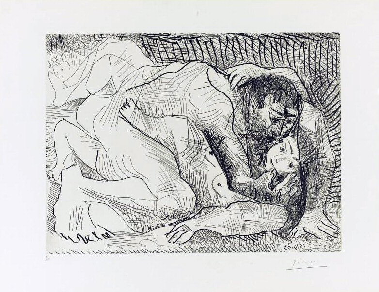 1963 LВtreinte III. Пабло Пикассо (1881-1973) Период: 1962-1973