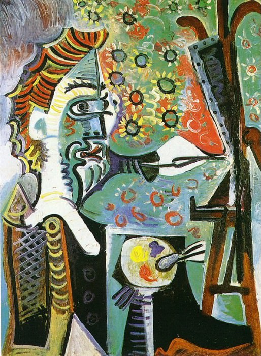 1963 Le peintre III. Pablo Picasso (1881-1973) Period of creation: 1962-1973